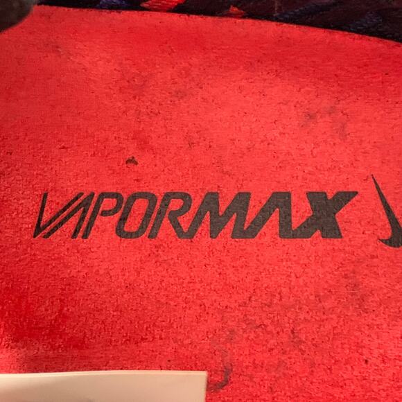 Size 11 VaporMax Inneva Rainbow Black Multi Color Woven Chunky Sole Sneakers - Picture 7 of 8